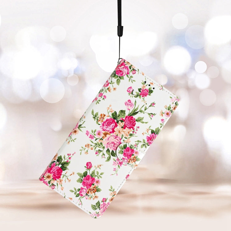 For Honor 90 Lite Colored Drawing Leather Phone Case(Peonies) - Honor Cases by PMC TechLife | Online Shopping South Africa | PMC TechLife