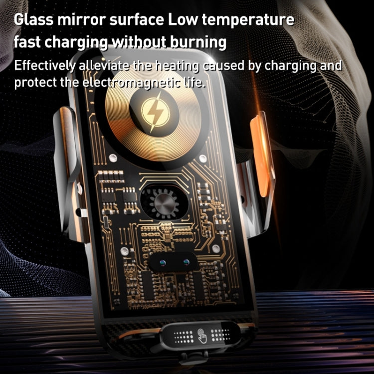 C05 Automatic Alignment Wireless Fast Charging Air Outlet Car Holder(Black) - free shipping - PMC TechLife - Order now!