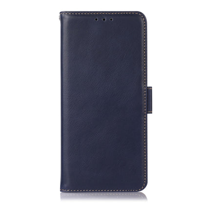 For Xiaomi Redmi Note 13 Pro 4G/Poco M6 Pro Magnetic Crazy Horse Texture Genuine Leather RFID Phone Case(Blue) - Note 13 Pro Cases by PMC Jewellery | Online Shopping South Africa | PMC Jewellery | Buy Now Pay Later Mobicred