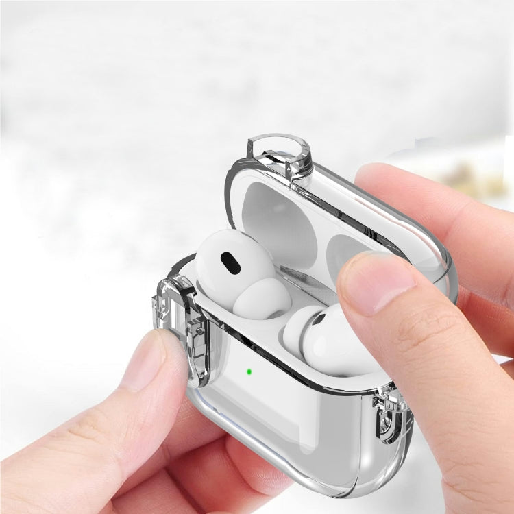For AirPods Pro 2 Ice Crystals Shockproof Earphone Protective Case(Purple) - For AirPods Pro 2 by PMC Jewellery | Online Shopping South Africa | PMC Jewellery | Buy Now Pay Later Mobicred