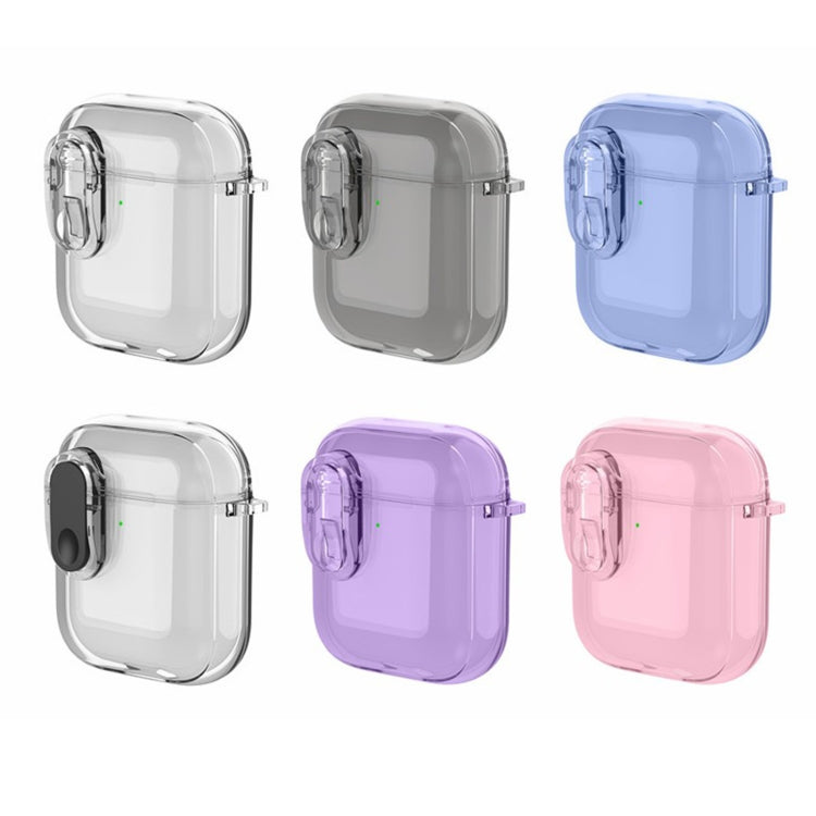 For AirPods 1 / 2 Ice Crystals Shockproof Earphone Protective Case(Black) - For AirPods 1/2 by PMC Jewellery | Online Shopping South Africa | PMC Jewellery | Buy Now Pay Later Mobicred