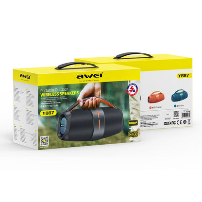 awei Y887 Portable Outdoor Bluetooth Speaker(Black) - Desktop Speaker by awei | Online Shopping South Africa | PMC Jewellery | Buy Now Pay Later Mobicred