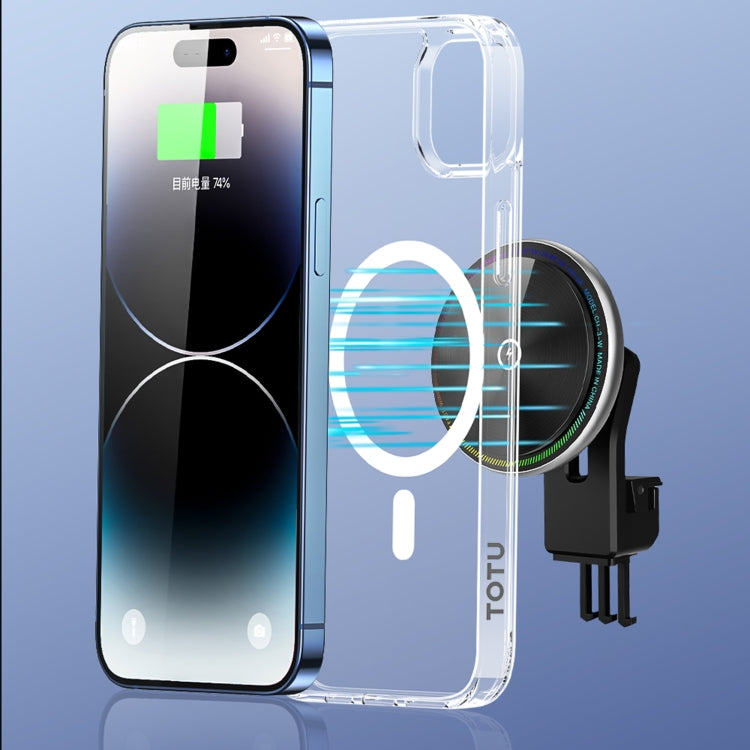 For iPhone 15 Pro Max TOTUDESIGN PC-5 Crystal Shield Series Magsafe Magnetic Phone Case(Transparent) - iPhone 15 Pro Max Cases by TOTUDESIGN | Online Shopping South Africa | PMC Jewellery