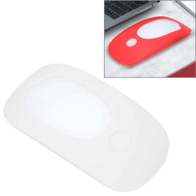 For Apple Magic Mouse 1 / 2 Mouse Silicone Protective Case(White) - free shipping - PMC Jewellery - Order now!