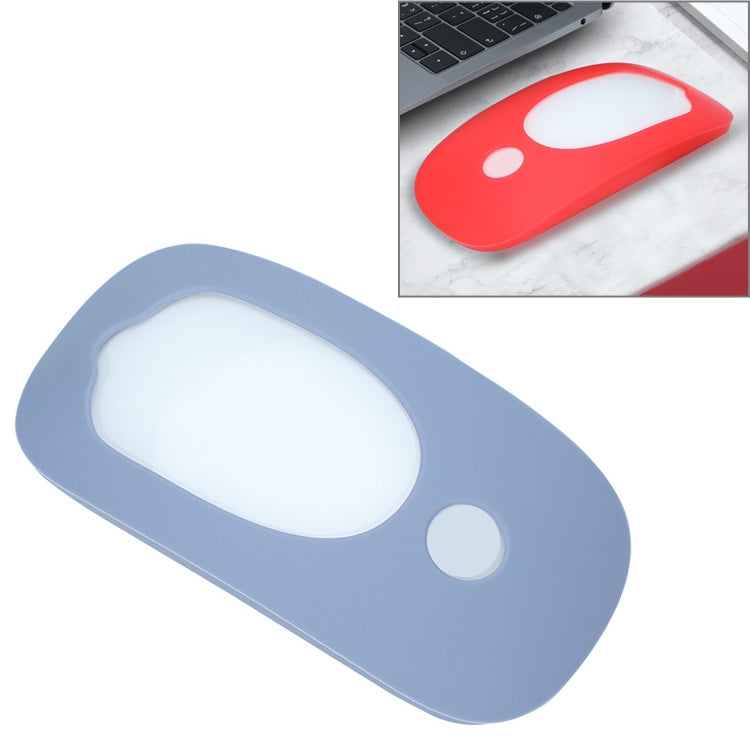 For Apple Magic Mouse 1 / 2 Mouse Silicone Protective Case(Gray Blue) - Protective Bags by PMC Jewellery | Online Shopping South Africa | PMC Jewellery | Buy Now Pay Later Mobicred