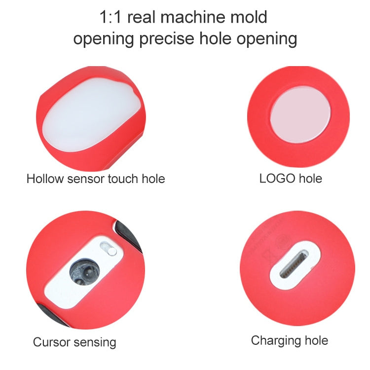 For Apple Magic Mouse 1 / 2 Mouse Silicone Protective Case(Gray Blue) - Protective Bags by PMC Jewellery | Online Shopping South Africa | PMC Jewellery | Buy Now Pay Later Mobicred