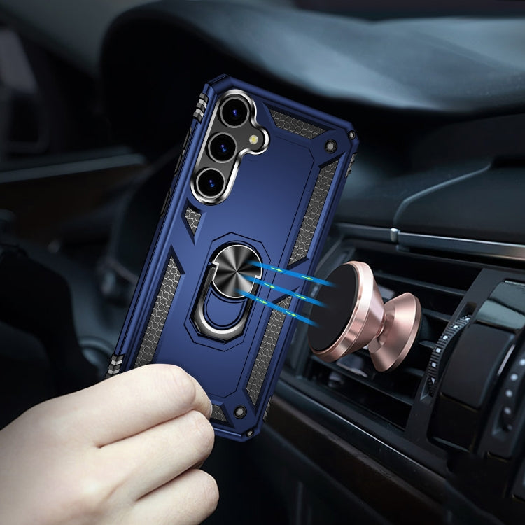 For Samsung Galaxy S24 5G Shockproof TPU + PC Phone Case(Blue) - Galaxy S24 5G Cases by PMC TechLife | Online Shopping South Africa | PMC TechLife