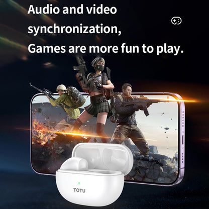 TOTU BE -17-TWS Bluetooth 5.3 Wireless Bluetooth Earphone(White) - TWS Earphone by TOTUDESIGN | Online Shopping South Africa | PMC Jewellery | Buy Now Pay Later Mobicred