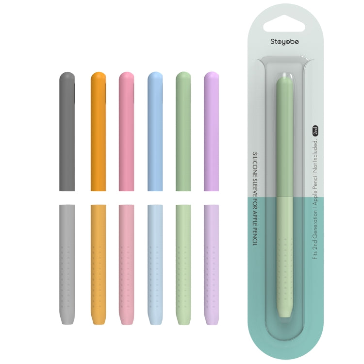 For Apple Pencil 2 / Pro DUX DUCIS Detachable Gradient Colorful Stylus Case(Gradient Green) - free shipping - PMC Jewellery - Order now!
