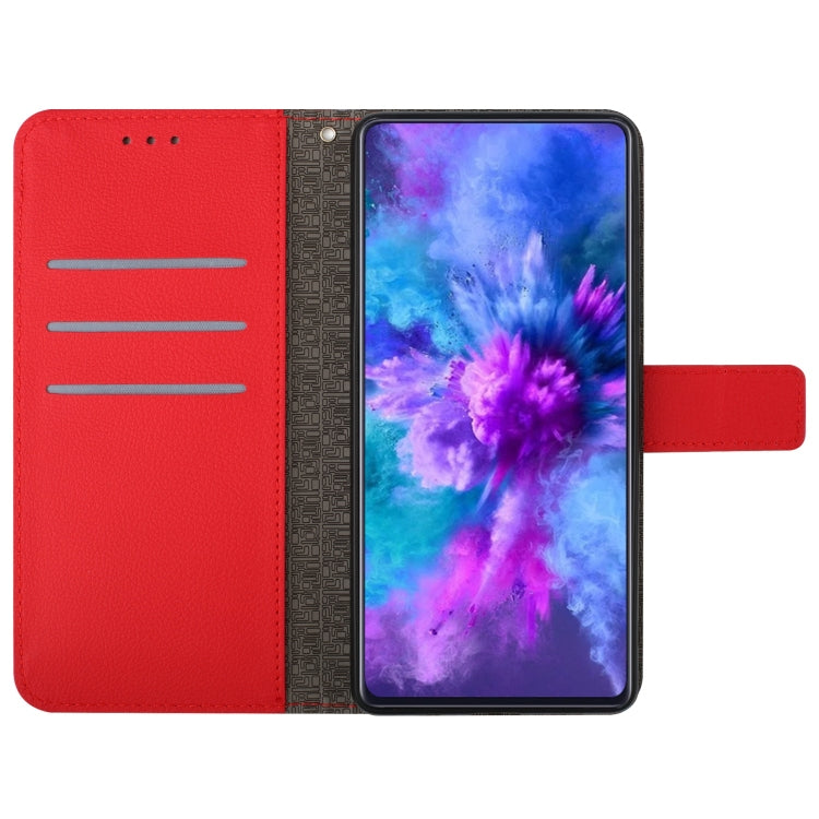 For Motorola Edge 5G 2024 Rhombic Grid Texture Leather Phone Case(Red) - Motorola Cases by PMC Jewellery | Online Shopping South Africa | PMC Jewellery | Buy Now Pay Later Mobicred