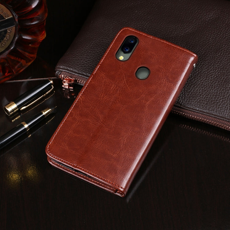 For UMIDIGI A3X idewei Crazy Horse Texture Horizontal Flip Leather Case with Holder & Card Slots & Wallet(Brown) - More Brand by idewei | Online Shopping South Africa | PMC Jewellery | Buy Now Pay Later Mobicred