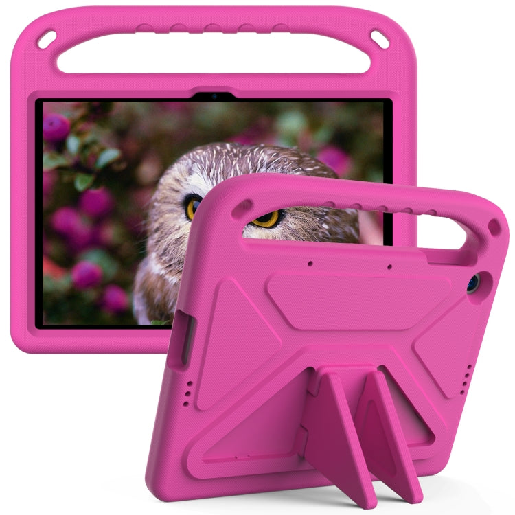 For Honor Pad X8 Handle Portable EVA Shockproof Tablet Case(Rose Red) - Honor by PMC TechLife | Online Shopping South Africa | PMC TechLife | Buy Now Pay Later Mobicred