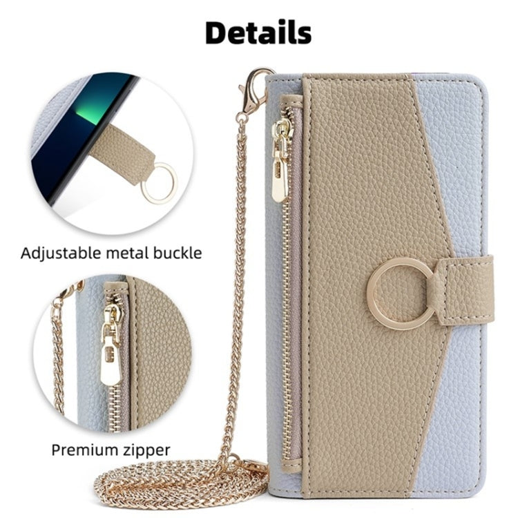 For Honor Magic5 Crossbody Litchi Texture Leather Phone Case(Blue) - Honor Cases by PMC TechLife | Online Shopping South Africa | PMC TechLife | Buy Now Pay Later Mobicred