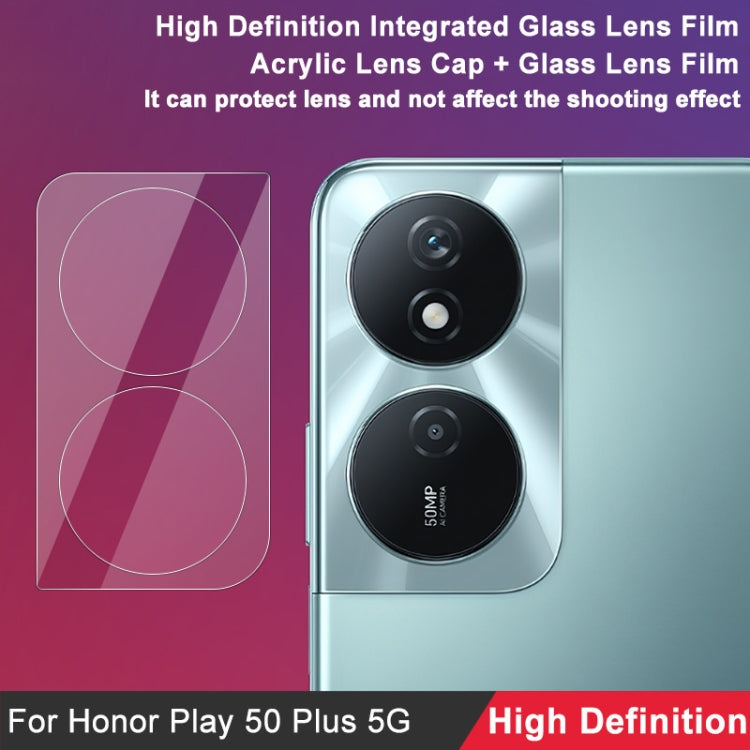 For Honor Play 50 Plus imak Integrated Rear Camera Lens Tempered Glass Film with Lens Cap - Other by imak | Online Shopping South Africa | PMC Jewellery | Buy Now Pay Later Mobicred