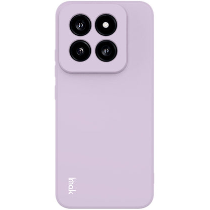 For Xiaomi 14 Pro 5G imak UC-4 Series Straight Edge TPU Phone Case(Purple) - 14 Pro Cases by imak | Online Shopping South Africa | PMC Jewellery | Buy Now Pay Later Mobicred