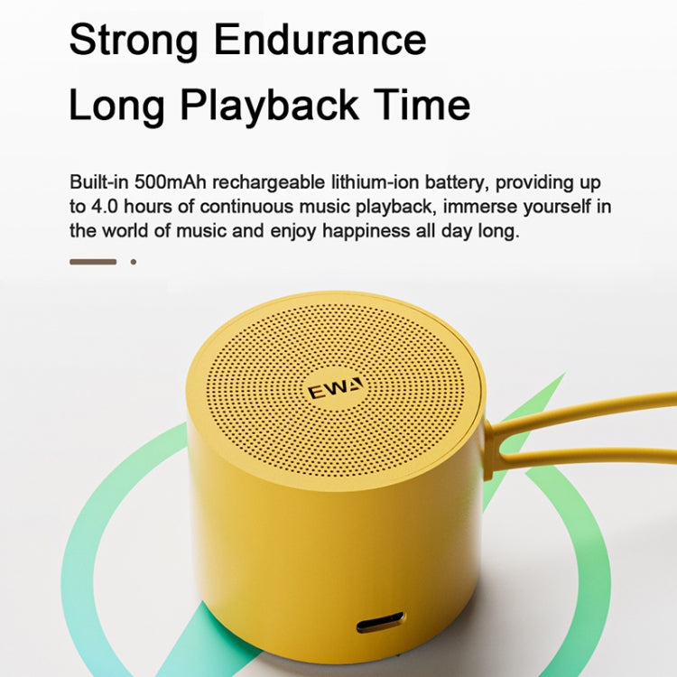 EWA A127 Outdoor IPX5 Waterproof Portable Mini TWS Wireless Bluetooth Speaker(Black) - free shipping - PMC Jewellery - Order now!