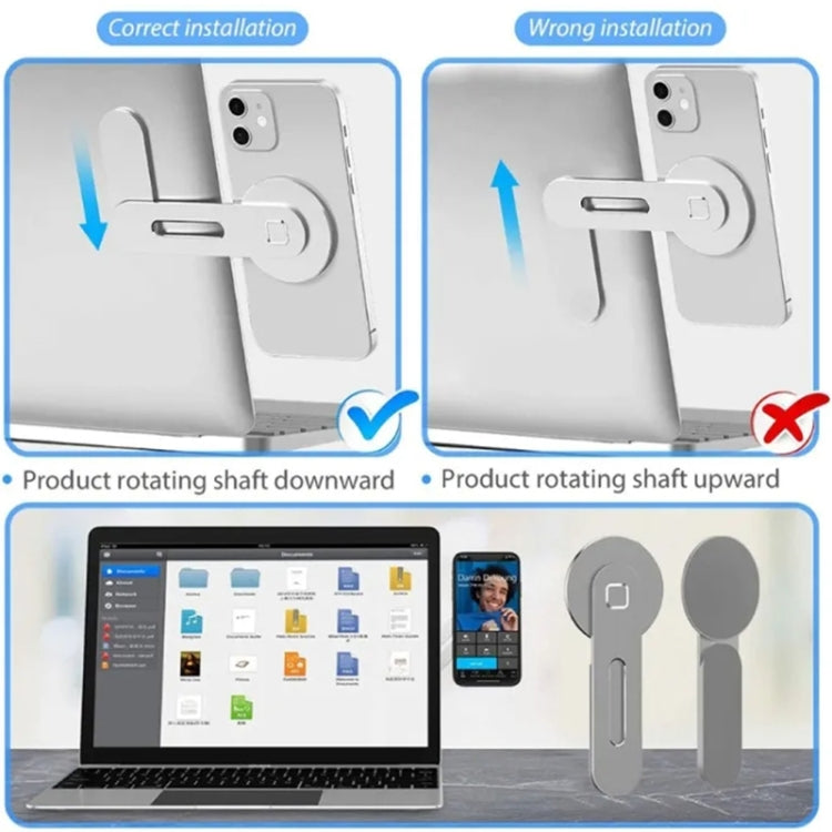 ZF010 For Tesla Magnetic Hidden Phone Holder, with Magnets Sheet(Blue) - Special Car Holders by PMC TechLife | Online Shopping South Africa | PMC TechLife | Buy Now Pay Later Mobicred