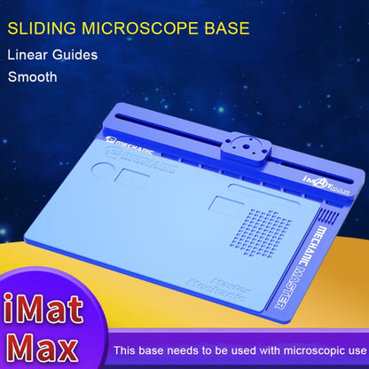 Mechanic imat Max-air Microscope Aluminum Alloy Sliding Base - Microscope Magnifier Series by MECHANIC | Online Shopping South Africa | PMC Jewellery | Buy Now Pay Later Mobicred