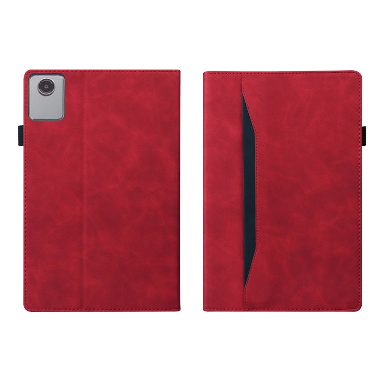 For Lenovo Tab M11 / Xiaoxin Pad 11 2024 Business Shockproof Horizontal Flip Leather Tablet Case(Red) - free shipping - PMC Jewellery - Order now!