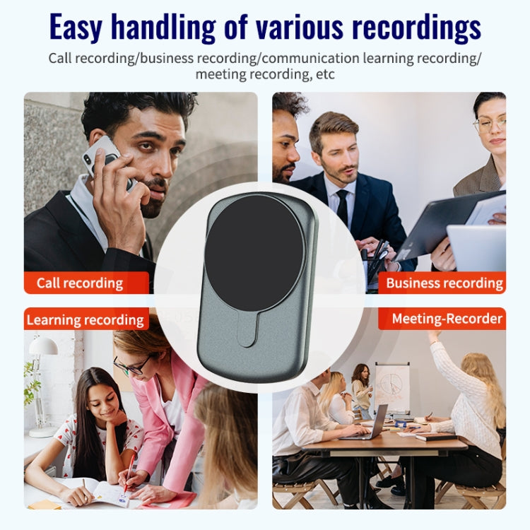 JNN A1 Strong Magnetic Mobile Call Voice Recorder, Memory:32GB(Black) - Recording Pen by JNN | Online Shopping South Africa | PMC Jewellery | Buy Now Pay Later Mobicred