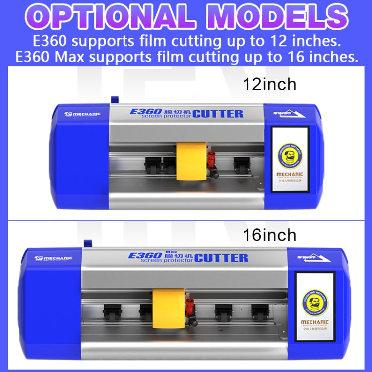 Mechanic Universal Cloud Intelligent Flexible Hydrogel Film Cutting Machine, Model:E360(EU Plug) - Phone Film Cutter by MECHANIC | Online Shopping South Africa | PMC Jewellery | Buy Now Pay Later Mobicred