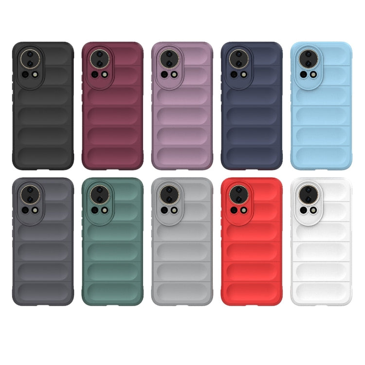 For Huawei nova 12 5G Magic Shield TPU + Flannel Phone Case(Grey) - Huawei Cases by PMC TechLife | Online Shopping South Africa | PMC TechLife | Buy Now Pay Later Mobicred