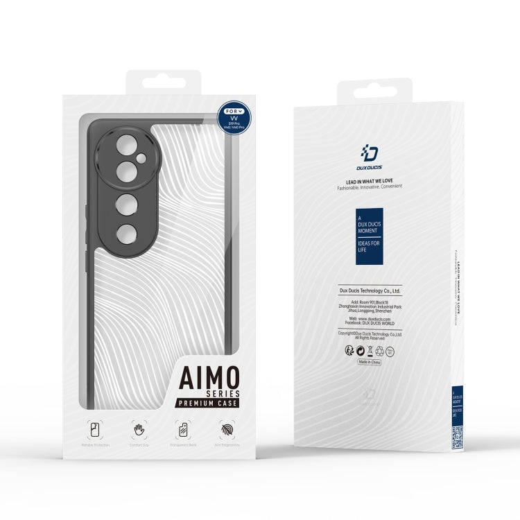 For vivo S19 Pro / V40 / V40 Pro DUX DUCIS Aimo Series TPU + PC Frosted Feel Phone Case(Black) - vivo Cases by DUX DUCIS | Online Shopping South Africa | PMC Jewellery | Buy Now Pay Later Mobicred