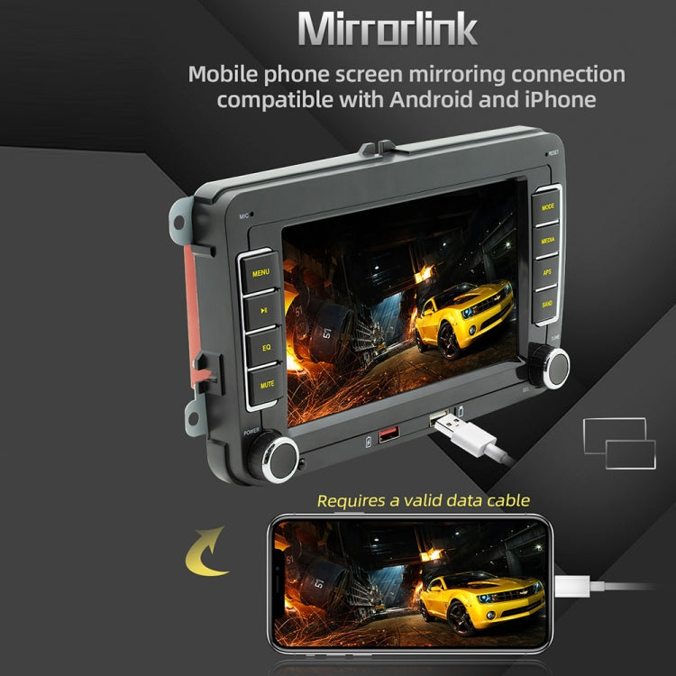 F9070 For Volkswagen 7 inch Portable Car MP5 Player Support CarPlay / Android Auto(Black) - Car MP3 & MP4 & MP5 by PMC TechLife | Online Shopping South Africa | PMC TechLife | Buy Now Pay Later Mobicred