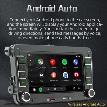 F9070 For Volkswagen 7 inch Portable Car MP5 Player Support CarPlay / Android Auto(Black) - Car MP3 & MP4 & MP5 by PMC Jewellery | Online Shopping South Africa | PMC Jewellery