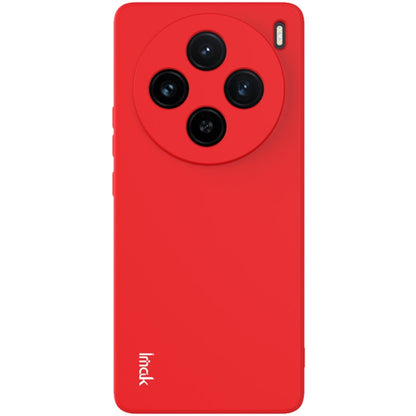 For vivo X100 5G imak UC-4 Series Straight Edge TPU Phone Case(Red) - X100 Cases by imak | Online Shopping South Africa | PMC Jewellery | Buy Now Pay Later Mobicred