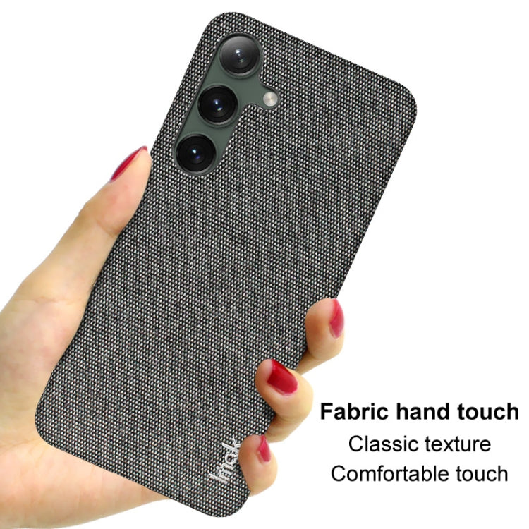 For Samsung Galaxy S24 5G imak Ruiyi Series Cloth Texture PU + PC Phone Case(Black) - Galaxy S24 5G Cases by imak | Online Shopping South Africa | PMC Jewellery | Buy Now Pay Later Mobicred