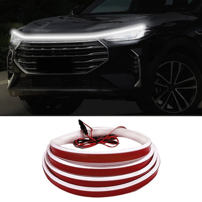 Car Startup Scan Through Hood LED Daytime Running Atmosphere Light, Length:1.2m(White Light) - Running Lights by PMC Jewellery | Online Shopping South Africa | PMC Jewellery | Buy Now Pay Later Mobicred