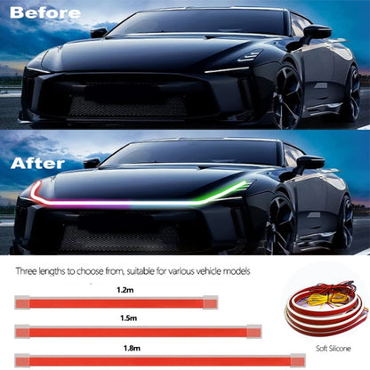 Car Startup Scan Through Hood LED Daytime Running Atmosphere Light, APP Control, Length:1.2m(Symphony) - Running Lights by PMC Jewellery | Online Shopping South Africa | PMC Jewellery | Buy Now Pay Later Mobicred