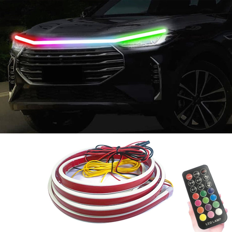 Car Startup Scan Through Hood LED Daytime Running Atmosphere Light, APP Control, Length:1.8m(Symphony) - Running Lights by PMC Jewellery | Online Shopping South Africa | PMC Jewellery | Buy Now Pay Later Mobicred