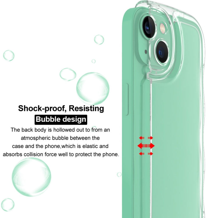 For Xiaomi 14 5G IMAK Wave Bubble Soft Shockproof Phone Case(Transparent Black) - 14 Cases by imak | Online Shopping South Africa | PMC Jewellery | Buy Now Pay Later Mobicred