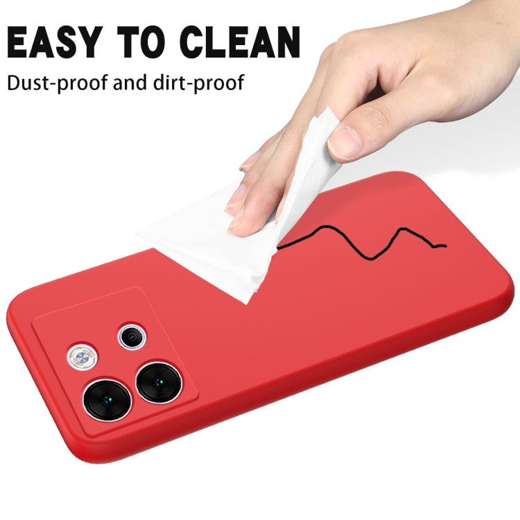 For Infinix Zero 30 5G Solid Color Liquid Silicone Dropproof Full Coverage Protective Case(Red) - Infinix Cases by PMC TechLife | Online Shopping South Africa | PMC TechLife | Buy Now Pay Later Mobicred