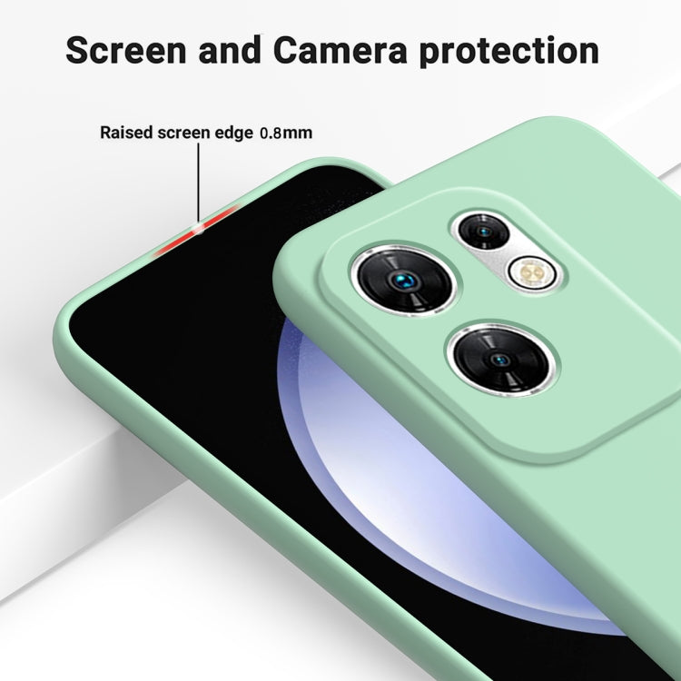 For Infinix Zero 30 4G Solid Color Liquid Silicone Dropproof Full Coverage Protective Case(Green) - Infinix Cases by PMC TechLife | Online Shopping South Africa | PMC TechLife | Buy Now Pay Later Mobicred