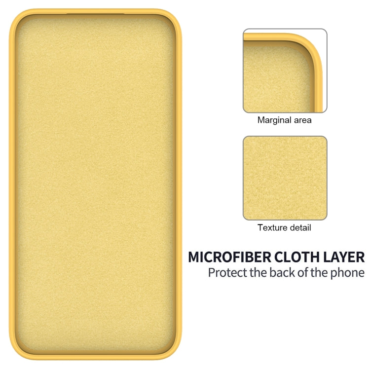 For Infinix Note 40 Pro 5G / 40 Pro+ 5G Solid Color Liquid Silicone Dropproof Full Coverage Protective Case(Yellow) - Infinix Cases by PMC TechLife | Online Shopping South Africa | PMC TechLife | Buy Now Pay Later Mobicred