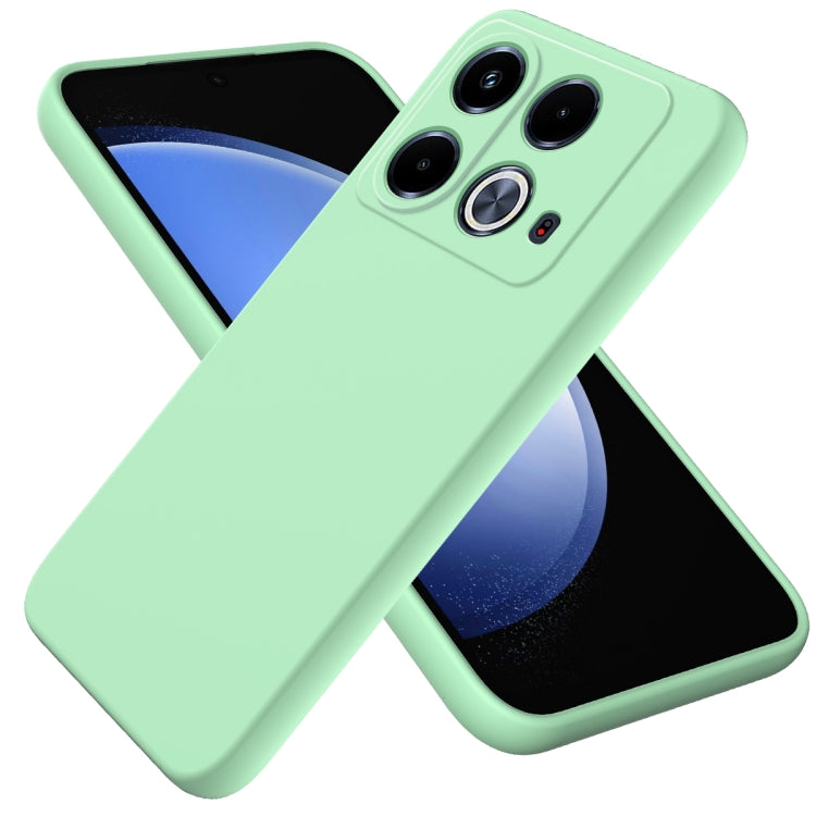 For Infinix Note 40 4G Solid Color Liquid Silicone Dropproof Full Coverage Phone Case(Green) - free shipping - PMC TechLife - Order now!