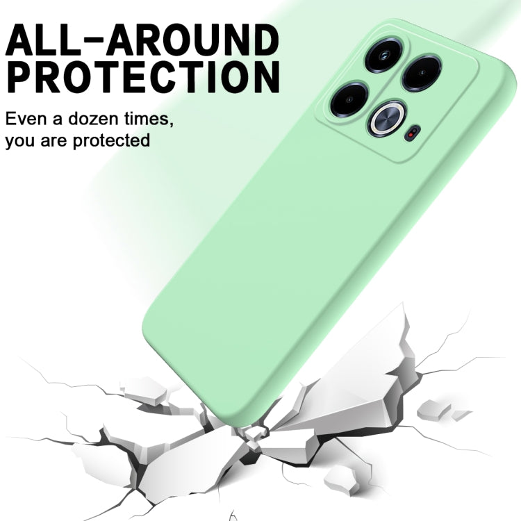 For Infinix Note 40 4G Solid Color Liquid Silicone Dropproof Full Coverage Phone Case(Green) - free shipping - PMC TechLife - Order now!