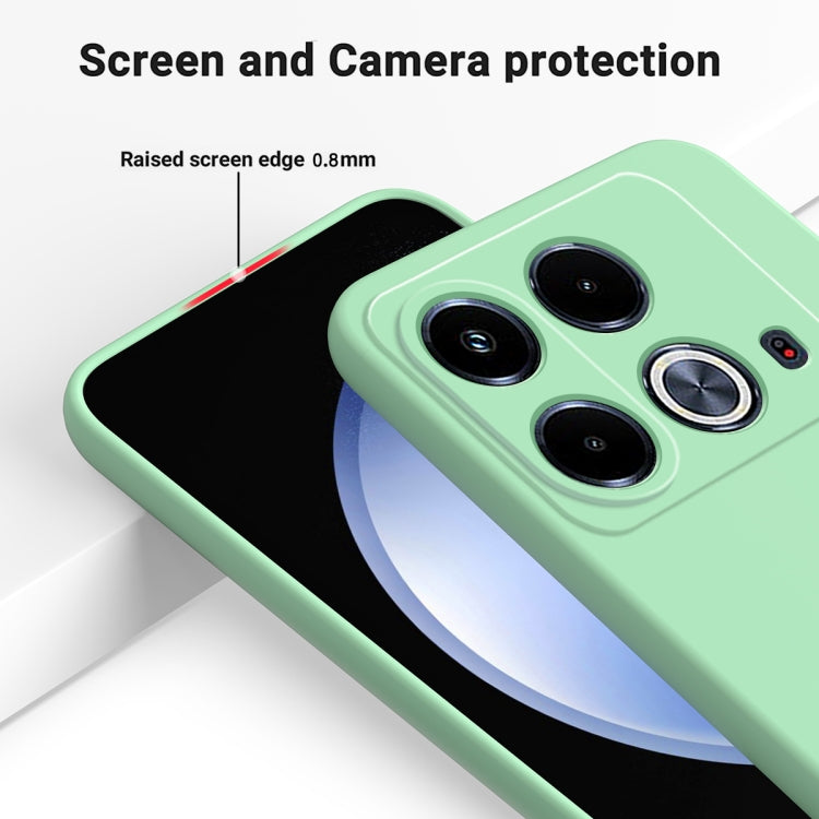 For Infinix Note 40 4G Solid Color Liquid Silicone Dropproof Full Coverage Phone Case(Green) - free shipping - PMC TechLife - Order now!