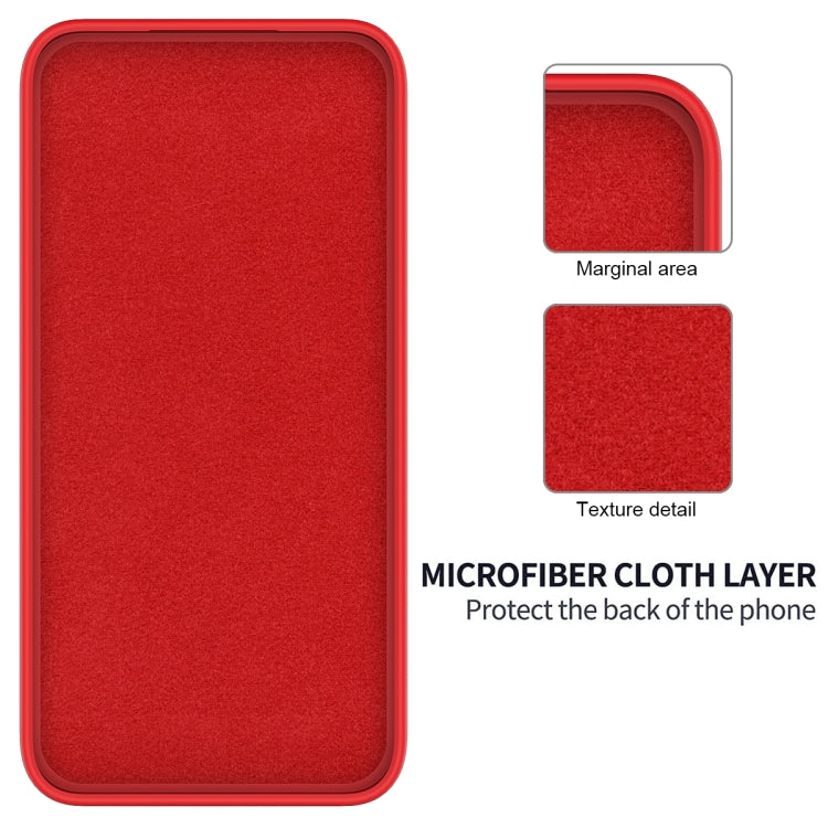 For vivo T2 Pro/S17e/iQOO Z7 Pro Solid Color Liquid Silicone Dropproof Full Coverage Phone Case(Red) - vivo Cases by PMC TechLife | Online Shopping South Africa | PMC TechLife | Buy Now Pay Later Mobicred