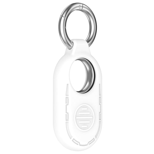 For Samsung Galaxy SmartTag 2 Location Tracker Portable Silicone Protective Case(White) - SmartTag Accessories by PMC Jewellery | Online Shopping South Africa | PMC Jewellery