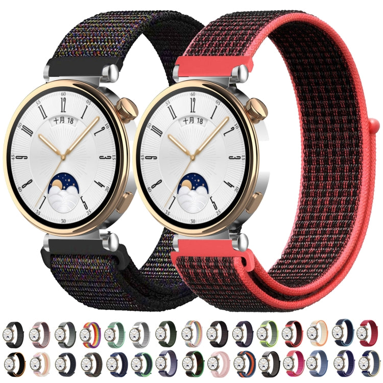 18mm Universal Nylon Loop Watch Band(Dark Black) - 18mm Bands by PMC TechLife | Online Shopping South Africa | PMC TechLife | Buy Now Pay Later Mobicred