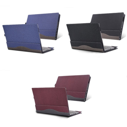 For Lenovo V14 G2 ALC / ITL / IJL Laptop Leather Anti-Fall Protective Case(Wine Red) - 14.1 inch by PMC Jewellery | Online Shopping South Africa | PMC Jewellery | Buy Now Pay Later Mobicred