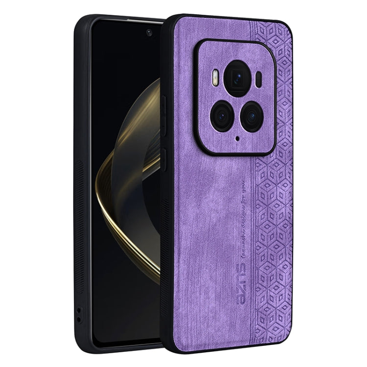 For Honor Magic6 Ultimate AZNS 3D Embossed Skin Feel Phone Case(Purple) - Honor Cases by AZNS | Online Shopping South Africa | PMC Jewellery | Buy Now Pay Later Mobicred