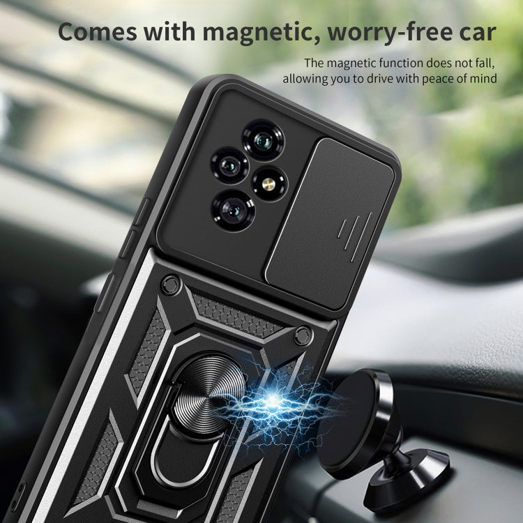 For Honor 200 Sliding Camera Cover Design TPU+PC Phone Case(Black) - free shipping - PMC TechLife - Order now!