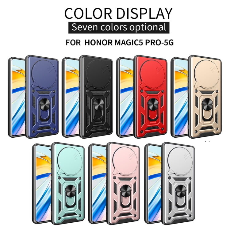 For Honor Magic5 Pro Sliding Camera Cover Design TPU+PC Phone Case(Rose Gold) - free shipping - PMC TechLife - Order now!