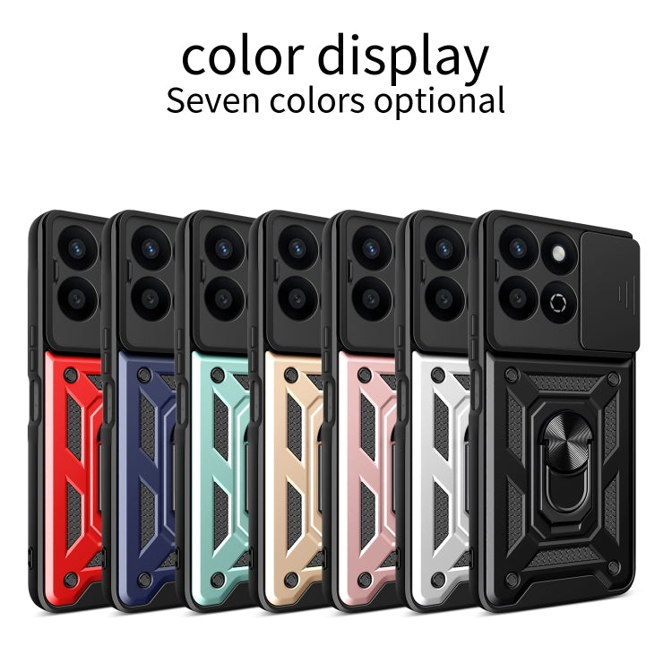 For Honor 200 Smart Sliding Camera Cover Design TPU+PC Phone Case(Black) - free shipping - PMC TechLife - Order now!