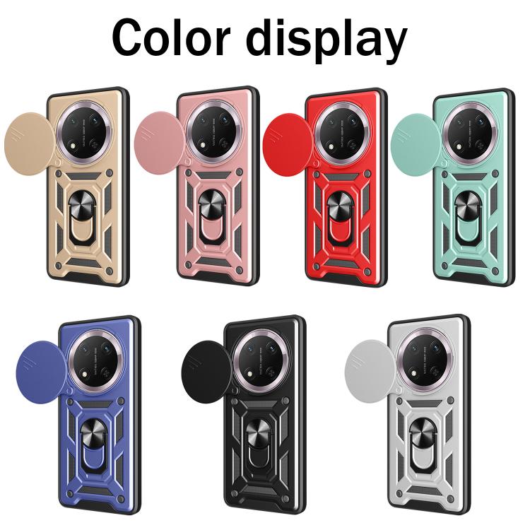 For Honor X60 Pro / X9c Sliding Camera Cover Design TPU+PC Phone Case(Black) - free shipping - PMC TechLife - Order now!
